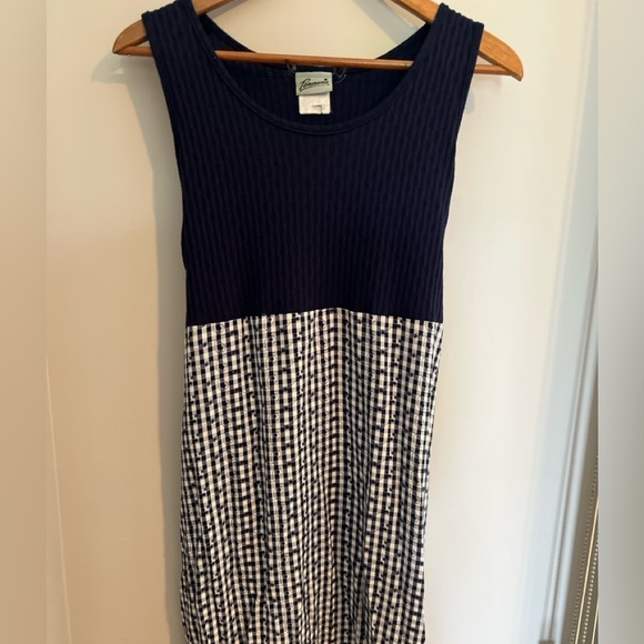 penmans Dresses & Skirts - Penman’s Vintage Navy & White Gingham Maxi Dress